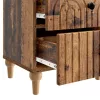  Éjjeliszekrény fiókkal Antik Fa 43 x 34,5 x 48 cm Szerelt Fa