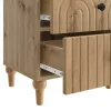  Éjjeliszekrény fiókkal 2 pcs Kézműves Tölgy 43 x 34,5 x 48 cm