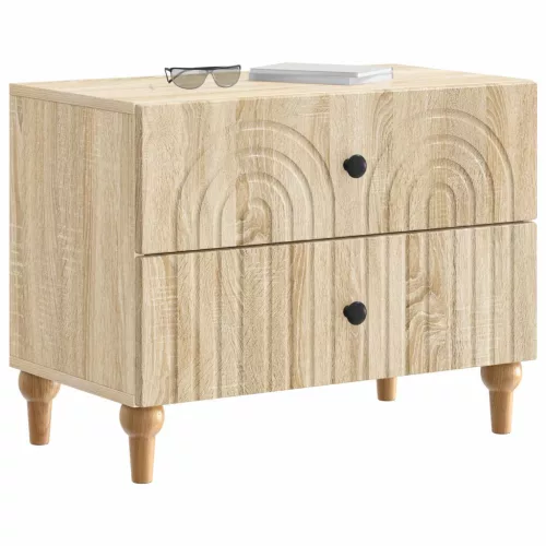  Éjjeliszekrény Sonoma Tölgy 62 x 34,5 x 48 cm Szerelt Fa