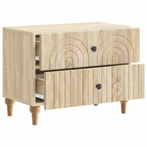  Éjjeliszekrény Sonoma Tölgy 62 x 34,5 x 48 cm Szerelt Fa