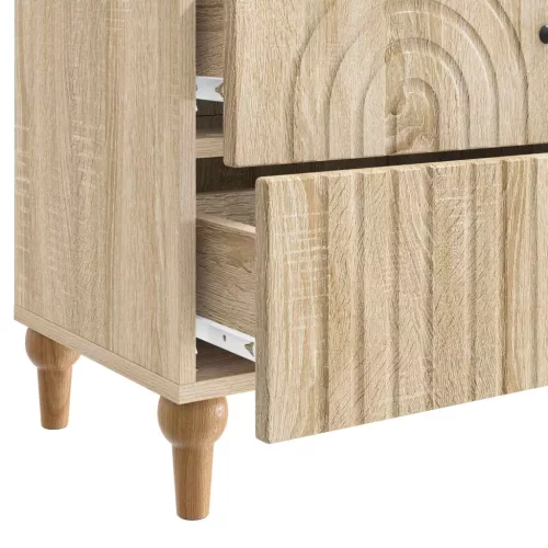  Éjjeliszekrény Sonoma Tölgy 62 x 34,5 x 48 cm Szerelt Fa