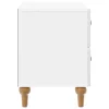  Éjjeliszekrény Magasfényű Fehér 62 x 34,5 x 48 cm Szerelt Fa
