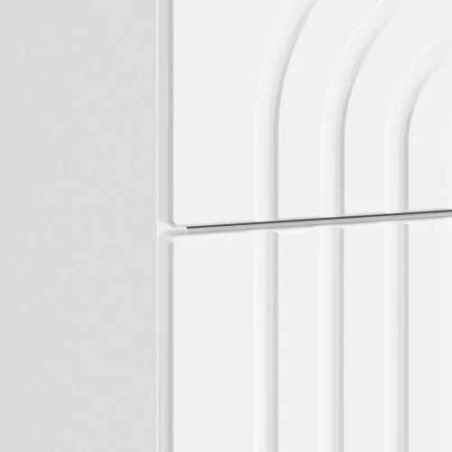  Éjjeliszekrény Magasfényű Fehér 62 x 34,5 x 48 cm Szerelt Fa