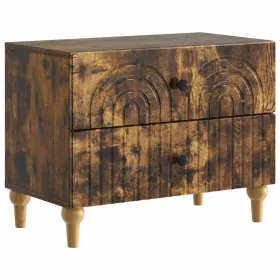    Éjjeliszekrény Füstös Tölgy 62 x 34,5 x 48 cm Szerelt Fa