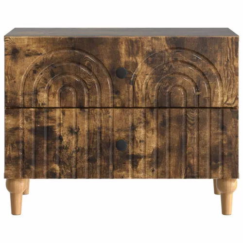  Éjjeliszekrény Füstös Tölgy 62 x 34,5 x 48 cm Szerelt Fa