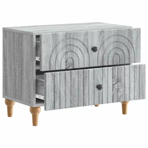  Éjjeliszekrény Szürke Sonoma 62 x 34,5 x 48 cm Szerelt Fa