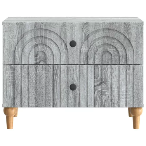  Éjjeliszekrény Szürke Sonoma 62 x 34,5 x 48 cm Szerelt Fa