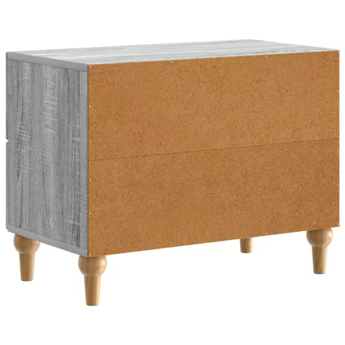  Éjjeliszekrény Szürke Sonoma 62 x 34,5 x 48 cm Szerelt Fa