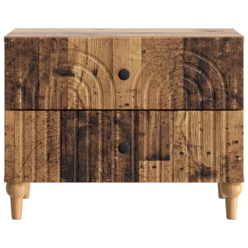  Éjjeliszekrény fiókkal Antik Fa 62 x 34,5 x 48 cm Szerelt Fa