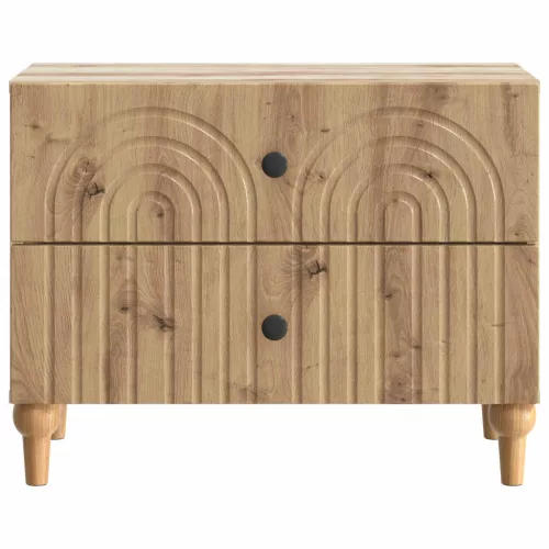  Éjjeliszekrény Kézműves Tölgy 62 x 34,5 x 48 cm Szerelt Fa