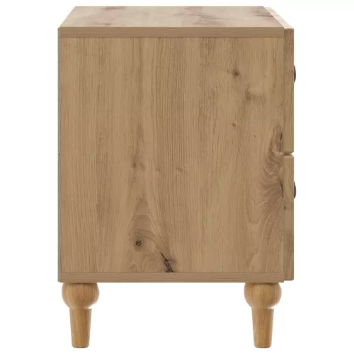  Éjjeliszekrény Kézműves Tölgy 62 x 34,5 x 48 cm Szerelt Fa