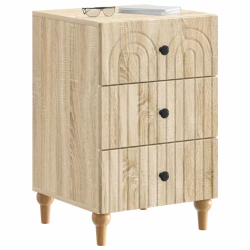  Éjjeliszekrény fiókkal Sonoma Tölgy 43x 41 x 66,5 cm Szerelt Fa