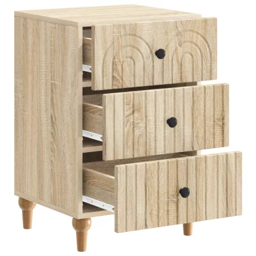  Éjjeliszekrény fiókkal Sonoma Tölgy 43x 41 x 66,5 cm Szerelt Fa