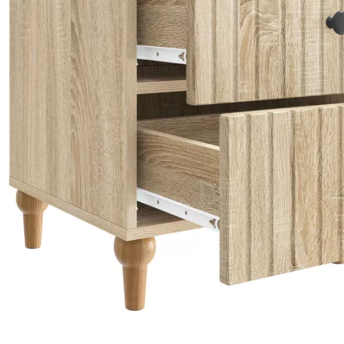  Éjjeliszekrény fiókkal Sonoma Tölgy 43x 41 x 66,5 cm Szerelt Fa