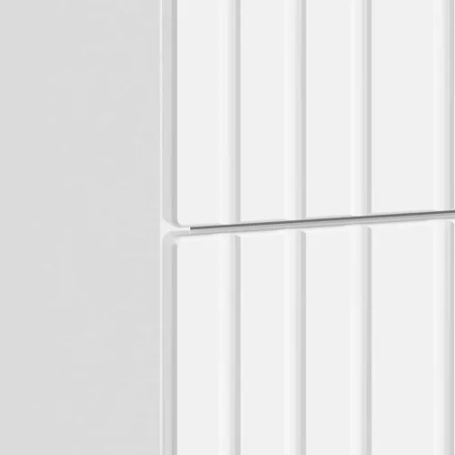  Éjjeliszekrény Magasfényű Fehér 43x 41 x 66,5 cm Szerelt Fa