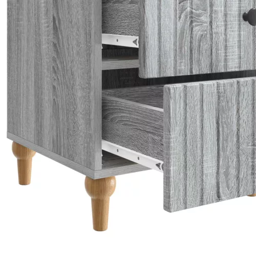  Éjjeliszekrény Szürke Sonoma 43x 41 x 66,5 cm Szerelt Fa