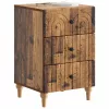  Éjjeliszekrény fiókkal Antik Fa 43x 41 x 66,5 cm Szerelt Fa