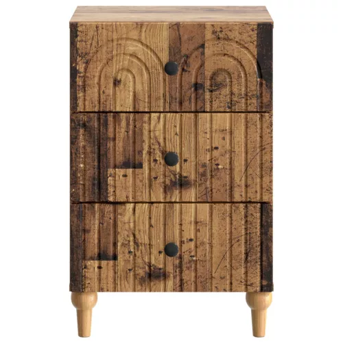  Éjjeliszekrény fiókkal Antik Fa 43x 41 x 66,5 cm Szerelt Fa