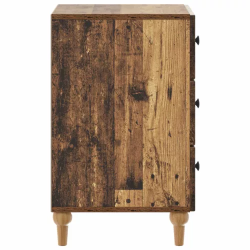  Éjjeliszekrény fiókkal Antik Fa 43x 41 x 66,5 cm Szerelt Fa