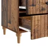  Éjjeliszekrény fiókkal Antik Fa 43x 41 x 66,5 cm Szerelt Fa