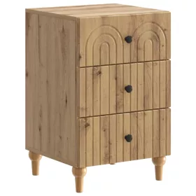    Éjjeliszekrény Kézműves Tölgy 43x 41 x 66,5 cm Szerelt Fa