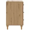  Éjjeliszekrény Kézműves Tölgy 43x 41 x 66,5 cm Szerelt Fa