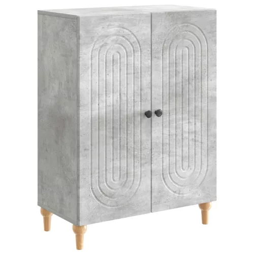  Széf Betonszürke 66 x 34,5 x 90 cm Szerelt Fa