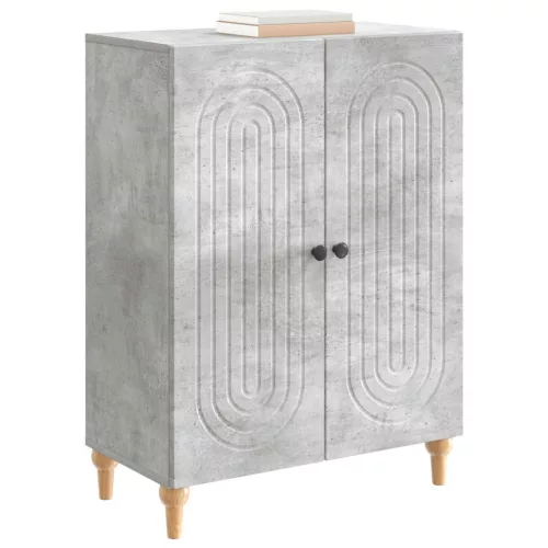  Széf Betonszürke 66 x 34,5 x 90 cm Szerelt Fa