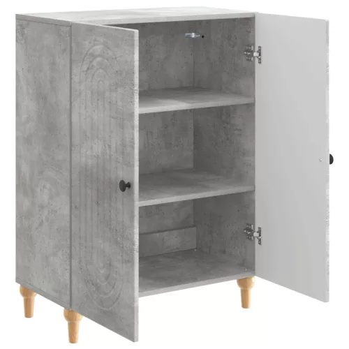  Széf Betonszürke 66 x 34,5 x 90 cm Szerelt Fa