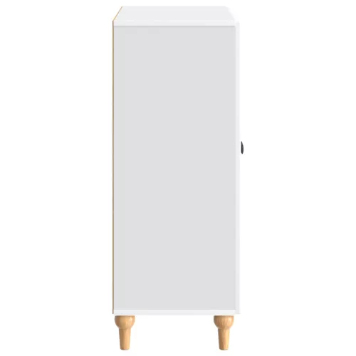  Széf Magasfényű Fehér 66 x 34,5 x 90 cm Szerelt Fa