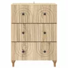  Fiókos szekrény Sonoma Tölgy 66 x 34,5 x 90 cm Szerelt Fa