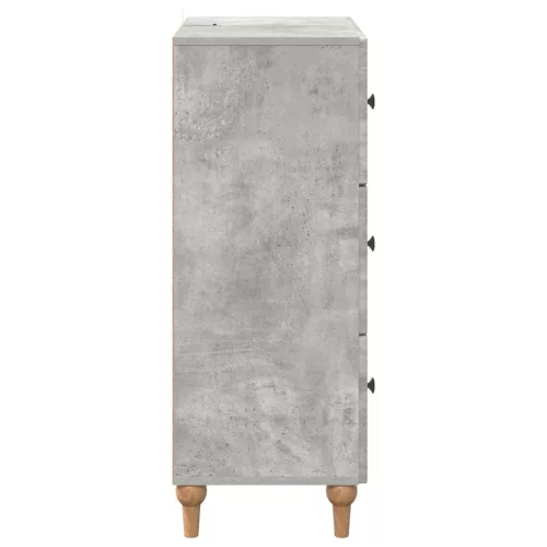  Fiókos szekrény Betonszürke 66 x 34,5 x 90 cm Szerelt Fa