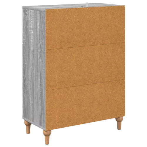  Fiókos szekrény Szürke Sonoma 66 x 34,5 x 90 cm Szerelt Fa