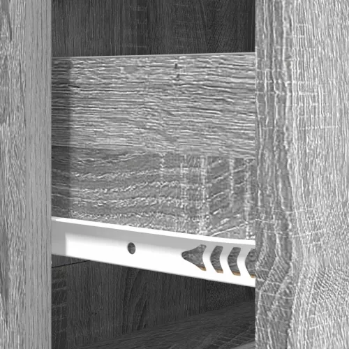  Fiókos szekrény Szürke Sonoma 66 x 34,5 x 90 cm Szerelt Fa