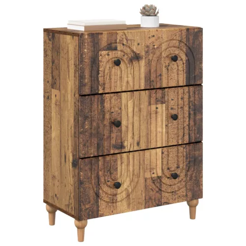  Fiókos szekrény Antik Fa 66 x 34,5 x 90 cm Szerelt Fa