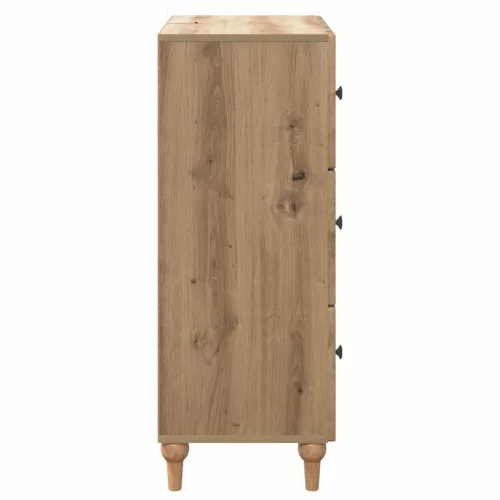  Fiókos szekrény Kézműves Tölgy 66 x 34,5 x 90 cm Szerelt Fa