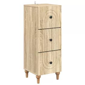    Fiókos szekrény Sonoma Tölgy 33 x 34,5 x 90 cm Szerelt Fa
