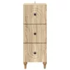  Fiókos szekrény Sonoma Tölgy 33 x 34,5 x 90 cm Szerelt Fa