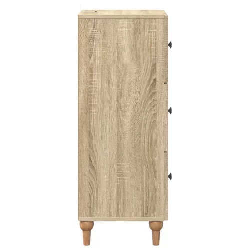  Fiókos szekrény Sonoma Tölgy 33 x 34,5 x 90 cm Szerelt Fa