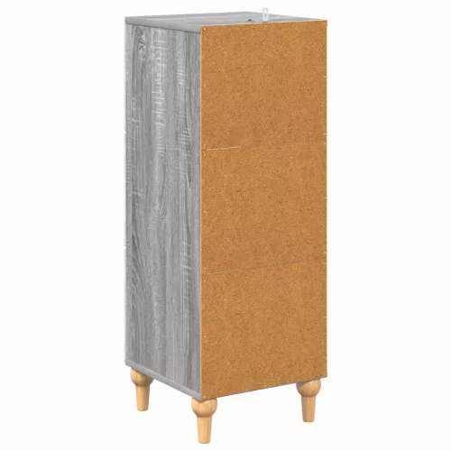  Fiókos szekrény Szürke Sonoma 33 x 34,5 x 90 cm Szerelt Fa