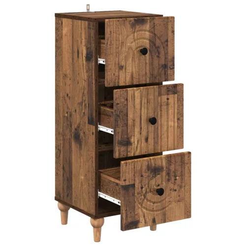  Fiókos szekrény Antik Fa 33 x 34,5 x 90 cm Szerelt Fa