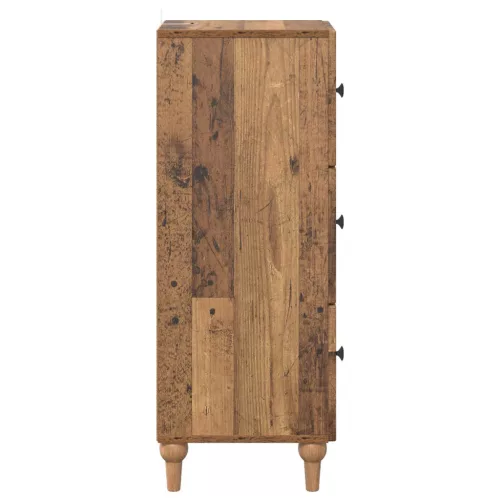  Fiókos szekrény Antik Fa 33 x 34,5 x 90 cm Szerelt Fa