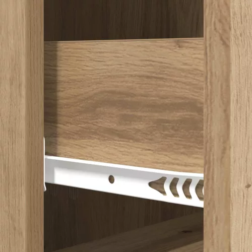  Fiókos szekrény Kézműves Tölgy 33 x 34,5 x 90 cm Szerelt Fa