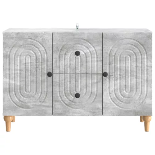  TV szekrény fiókkal Betonszürke 89 x 34,5 x 60 cm Szerelt Fa