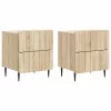  Éjjeliszekrény fiókkal 2 pcs Sonoma Tölgy 43 x 34,5 x 49,5 cm