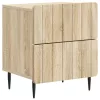  Éjjeliszekrény fiókkal 2 pcs Sonoma Tölgy 43 x 34,5 x 49,5 cm