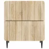  Éjjeliszekrény fiókkal 2 pcs Sonoma Tölgy 43 x 34,5 x 49,5 cm