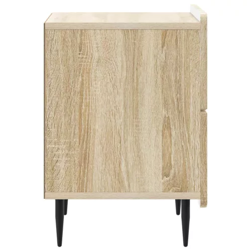  Éjjeliszekrény fiókkal 2 pcs Sonoma Tölgy 43 x 34,5 x 49,5 cm