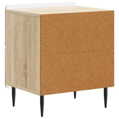  Éjjeliszekrény fiókkal 2 pcs Sonoma Tölgy 43 x 34,5 x 49,5 cm
