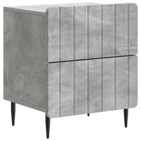    Éjjeliszekrény Betonszürke 43 x 34,5 x 49,5 cm Szerelt Fa